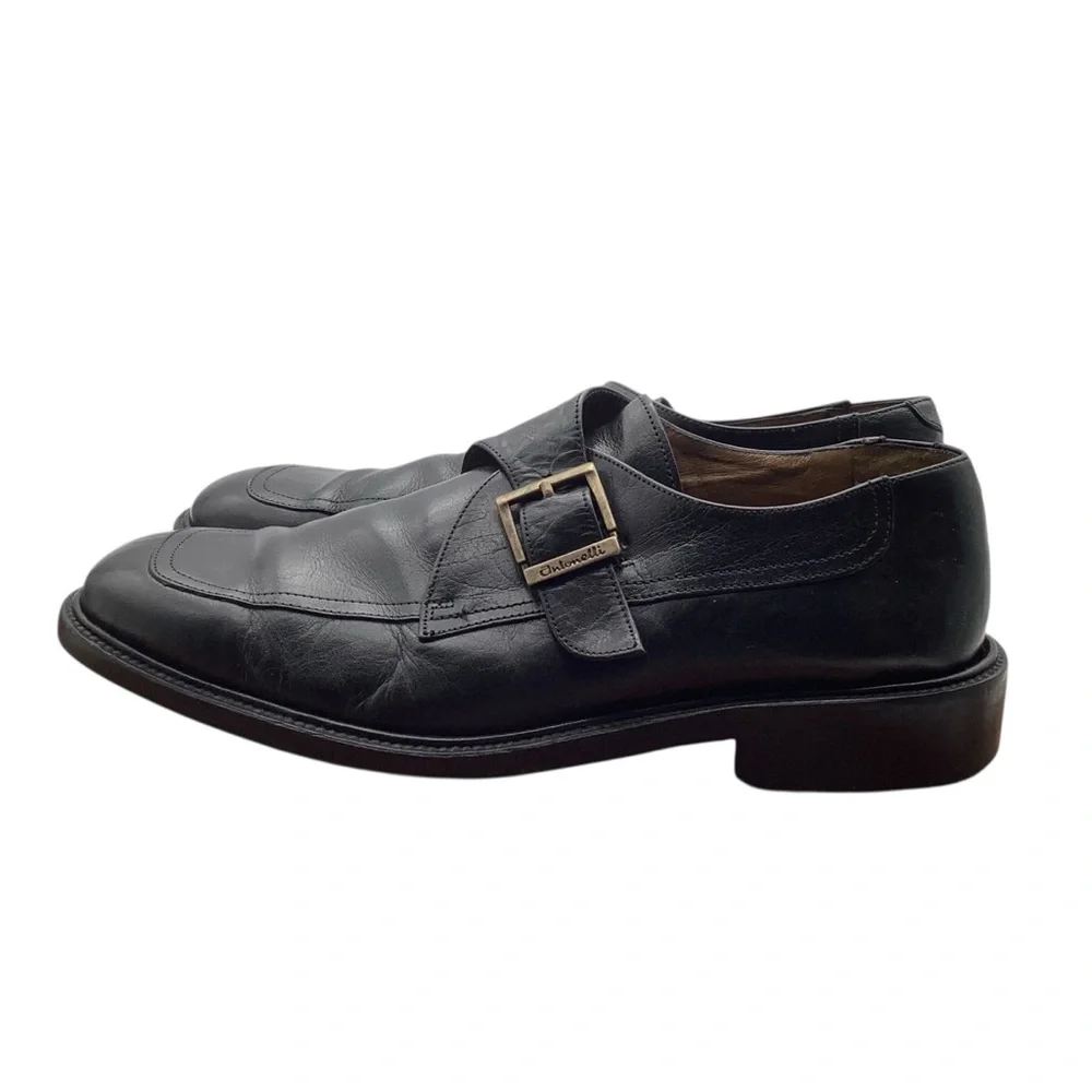 Antonelli Classic‎ Black Leather Men's Loafers size 43
